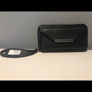 Tahari black cardholder